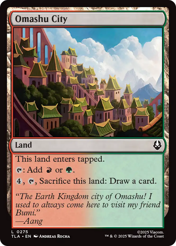 Omashu City [Avatar: The Last Airbender] | Boutique FDB TCG
