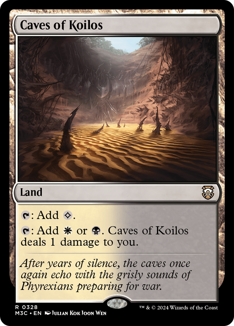 Caves of Koilos (Ripple Foil) [Modern Horizons 3 Commander] | Boutique FDB TCG