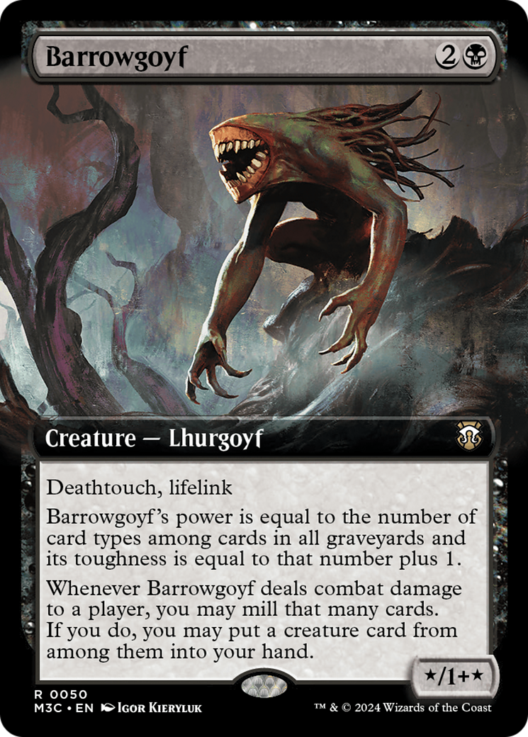 Barrowgoyf (Extended Art) [Modern Horizons 3 Commander] | Boutique FDB TCG