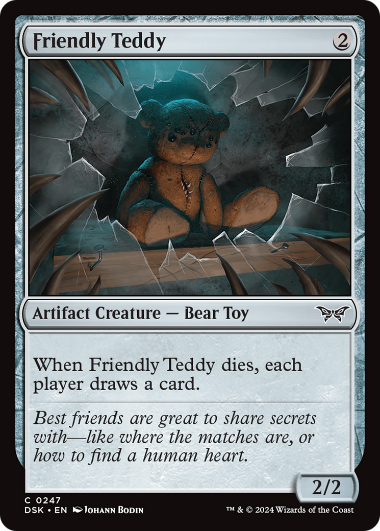 Friendly Teddy [Duskmourn: House of Horror] | Boutique FDB TCG