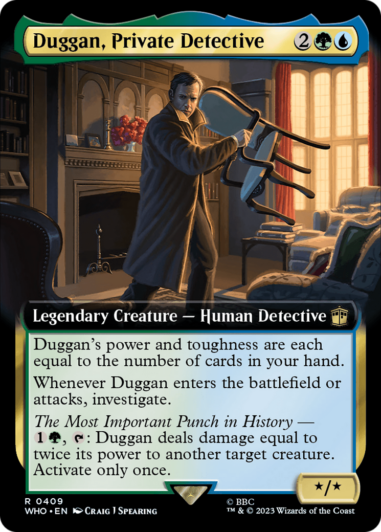 Duggan, Private Detective (Extended Art) [Doctor Who] | Boutique FDB TCG