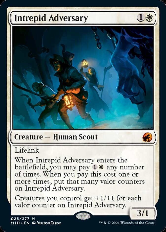 Intrepid Adversary [Innistrad: Midnight Hunt] | Boutique FDB TCG