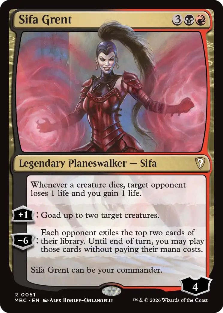 Sifa Grent [Mystery Booster: Commander Edition] | Boutique FDB TCG