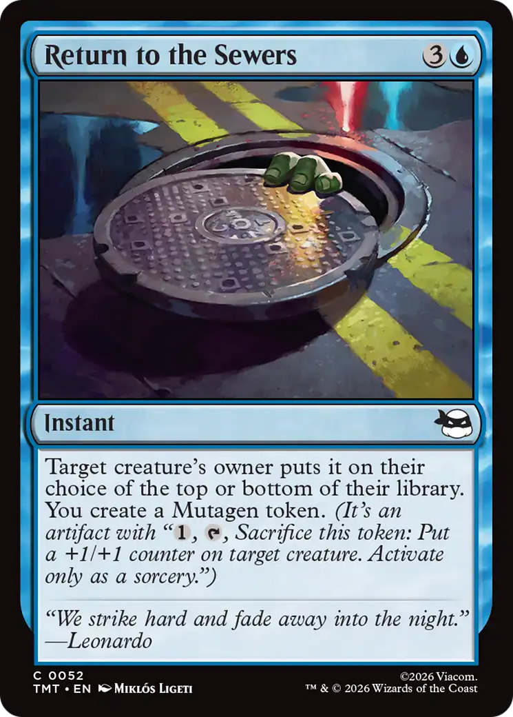 Return to the Sewers [Teenage Mutant Ninja Turtles] | Boutique FDB TCG