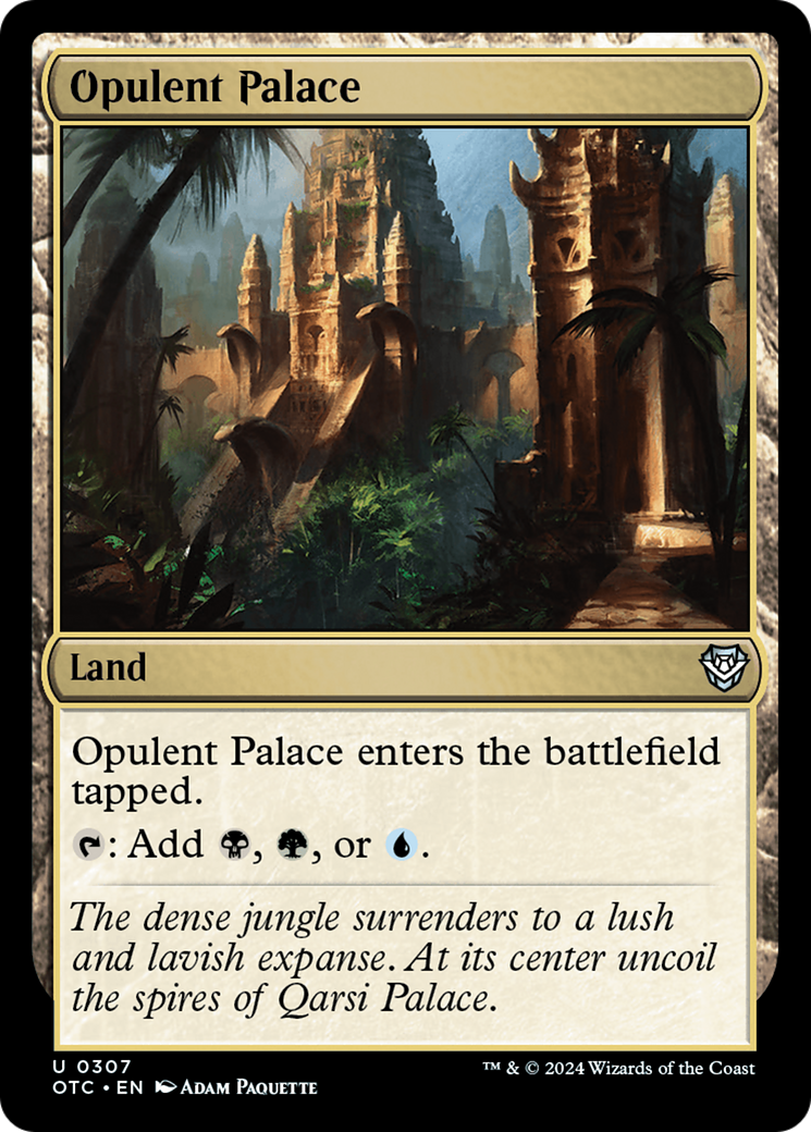 Opulent Palace [Outlaws of Thunder Junction Commander] | Boutique FDB TCG