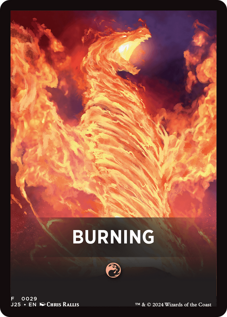 Burning Theme Card [Foundations Jumpstart Front Cards] | Boutique FDB TCG