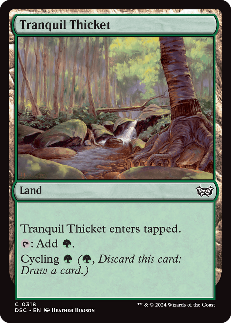 Tranquil Thicket [Duskmourn: House of Horror Commander] | Boutique FDB TCG