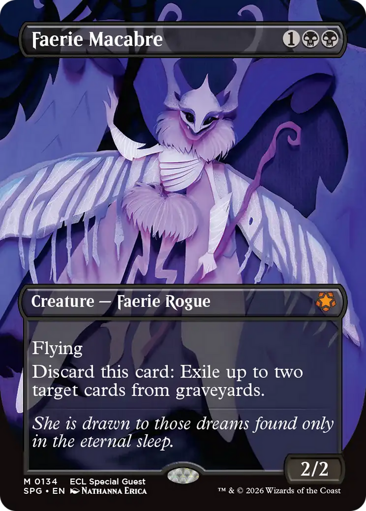 Faerie Macabre (Borderless) [Lorwyn Eclipsed Special Guests] | Boutique FDB TCG