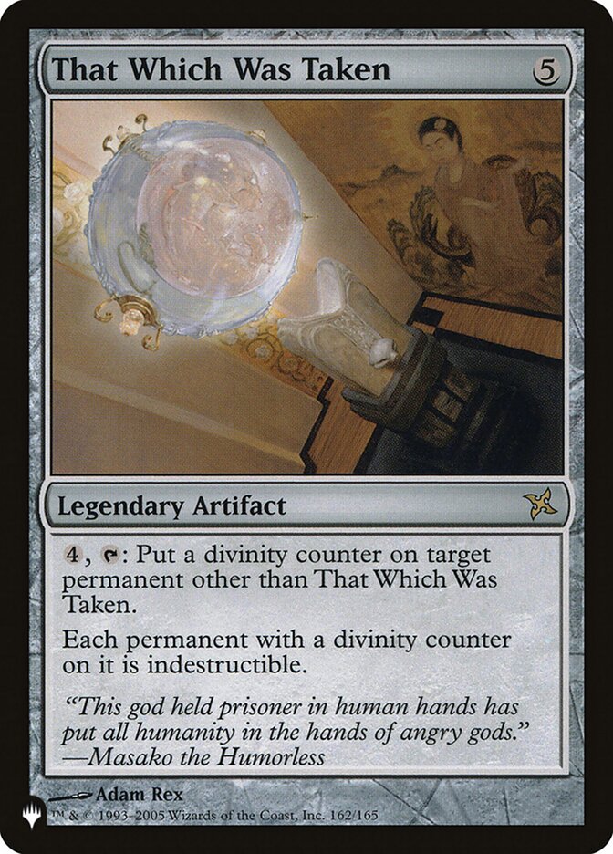 That Which Was Taken [The List] | Boutique FDB TCG