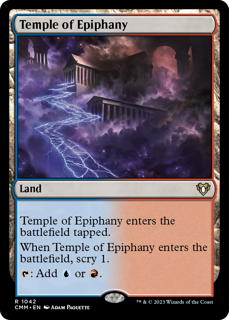 Temple of Epiphany [Commander Masters] | Boutique FDB TCG