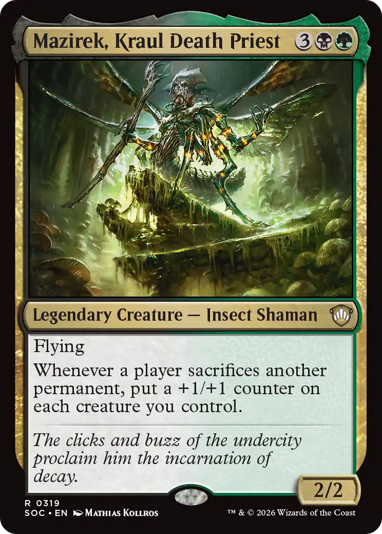 Mazirek, Kraul Death Priest [Secrets of Strixhaven Commander] | Boutique FDB TCG