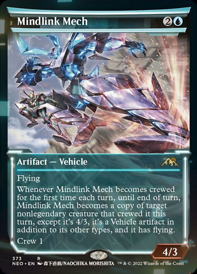 Mindlink Mech (Showcase Soft Glow) [Kamigawa: Neon Dynasty] | Boutique FDB TCG