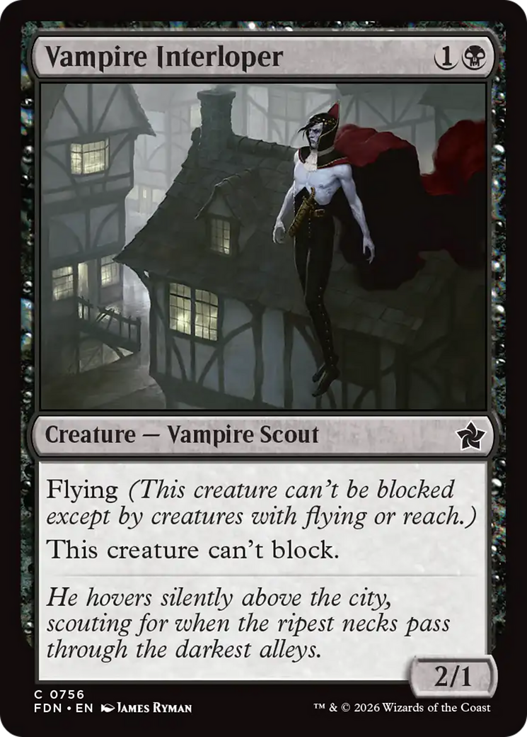 Vampire Interloper (0756) [Foundations] | Boutique FDB TCG