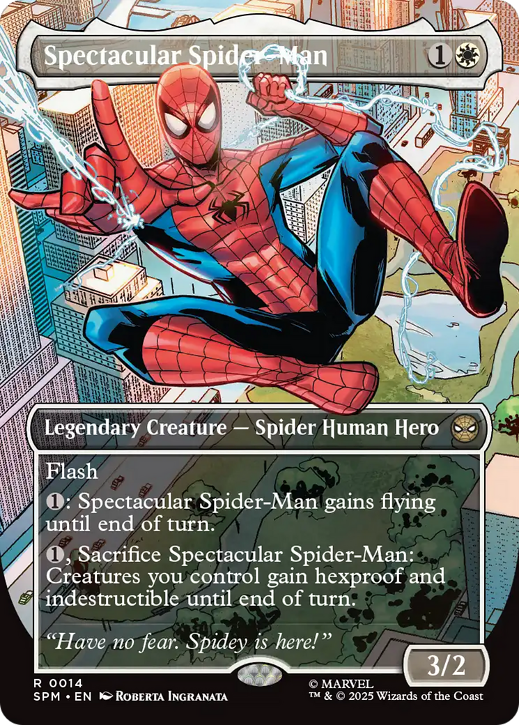 Spectacular Spider-Man (Borderless) [Marvel's Spider-Man] | Boutique FDB TCG