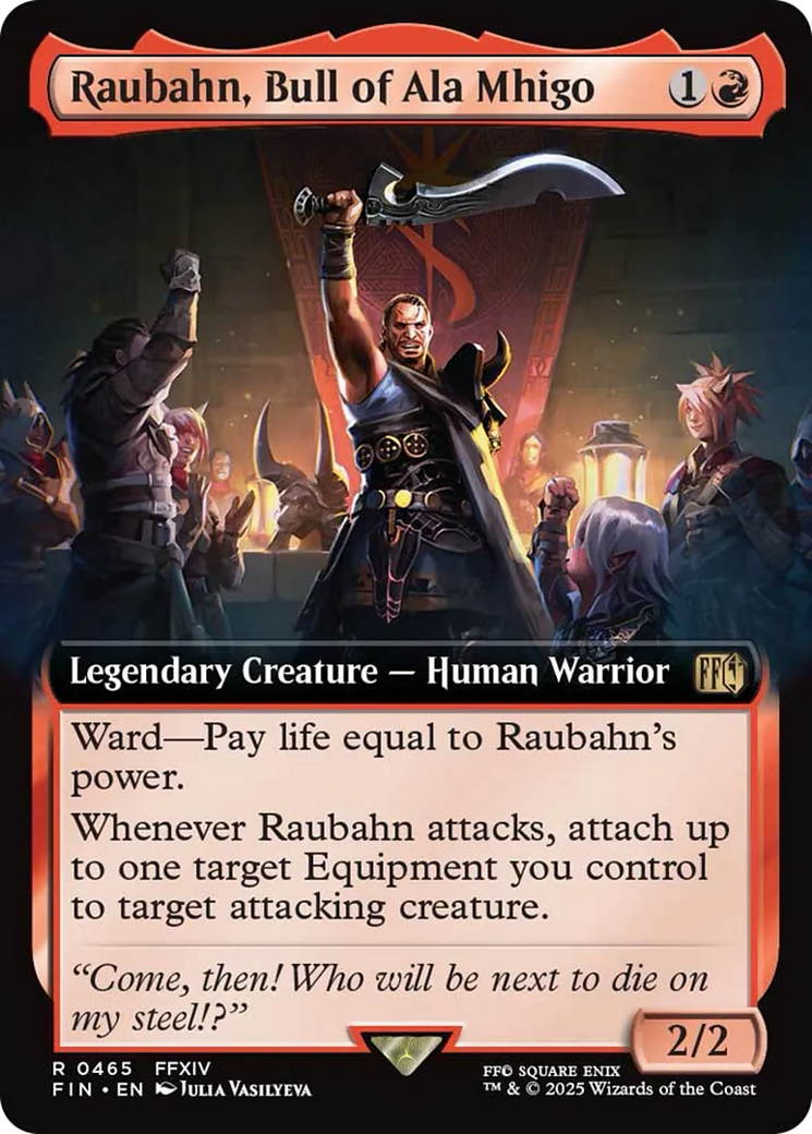 Raubahn, Bull of Ala Mhigo (Extended Art) [FINAL FANTASY] | Boutique FDB TCG