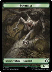 Junk // Squirrel Double-Sided Token [Fallout Tokens] | Boutique FDB TCG