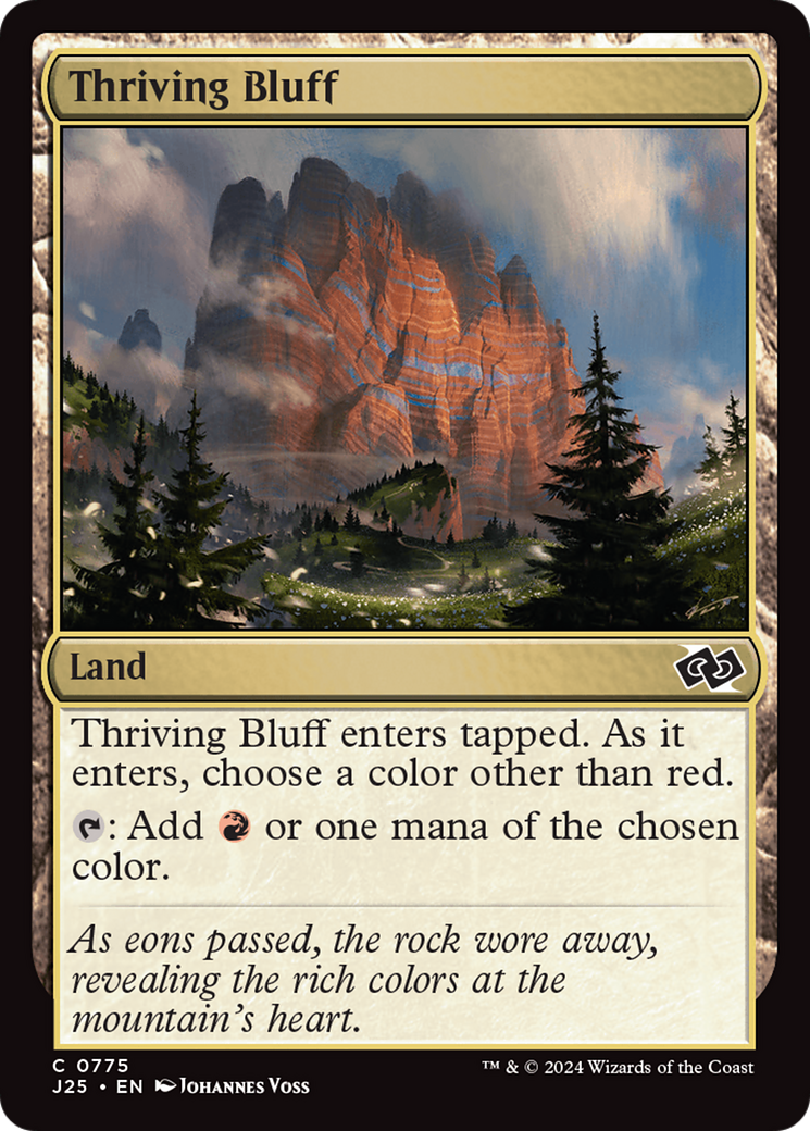 Thriving Bluff [Foundations Jumpstart] | Boutique FDB TCG