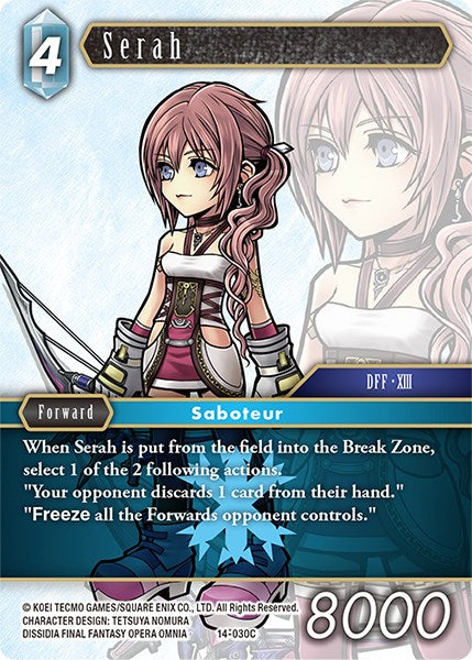 Serah [Opus XIV: Crystal Abyss] | Boutique FDB TCG