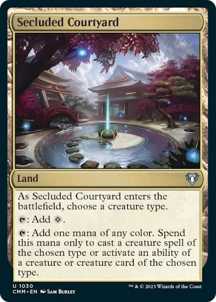Secluded Courtyard [Commander Masters] | Boutique FDB TCG