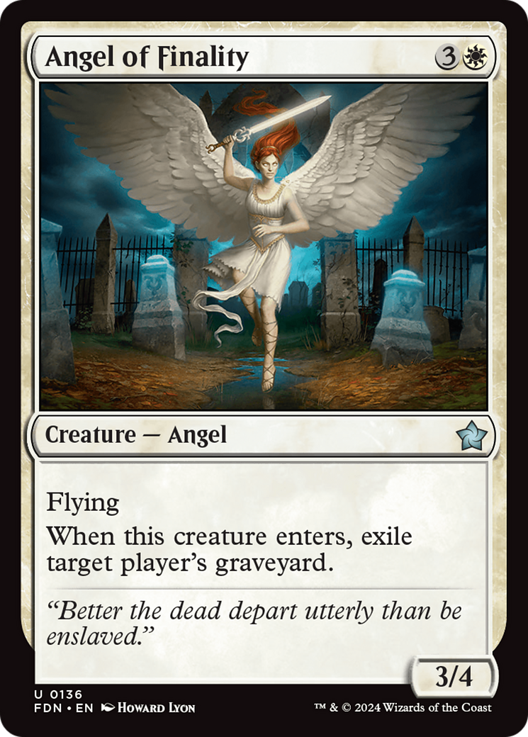 Angel of Finality [Foundations] | Boutique FDB TCG