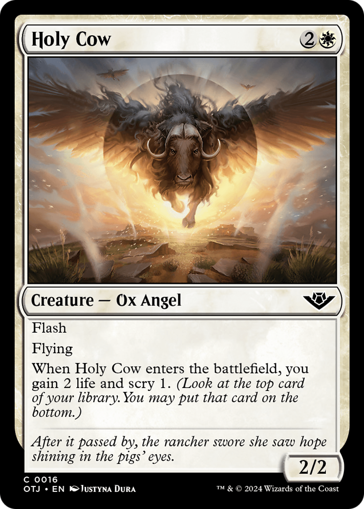 Holy Cow [Outlaws of Thunder Junction] | Boutique FDB TCG