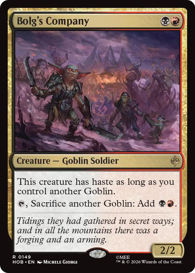 Bolg's Company [The Hobbit] | Boutique FDB TCG