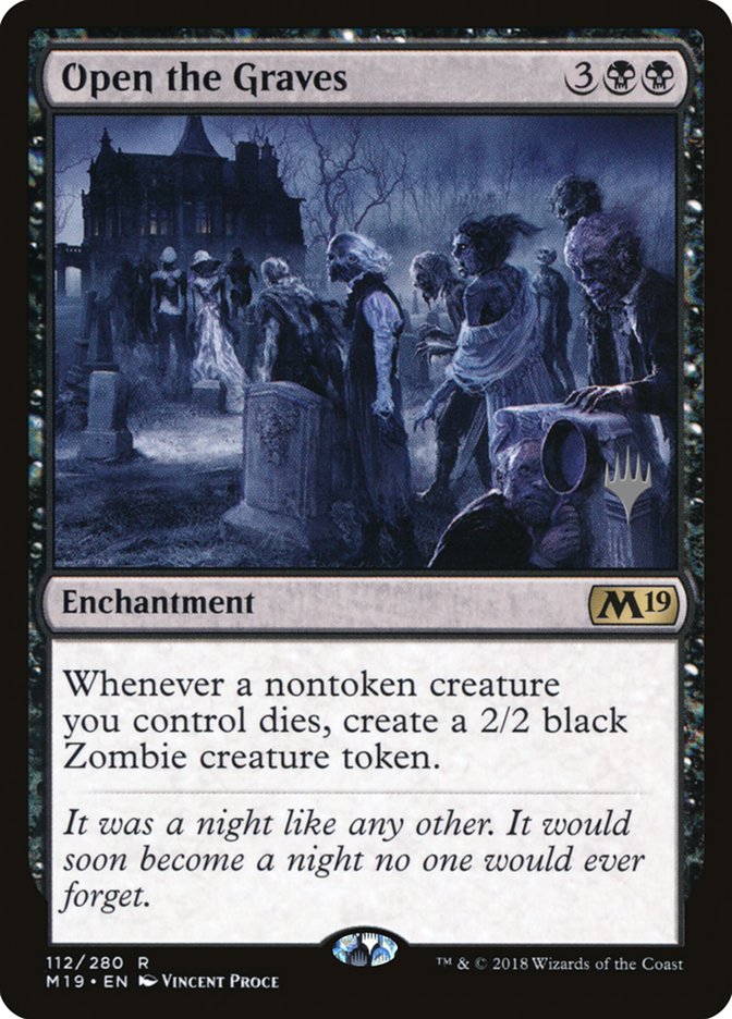 Open the Graves (Promo Pack) [Core Set 2019 Promos] | Boutique FDB TCG