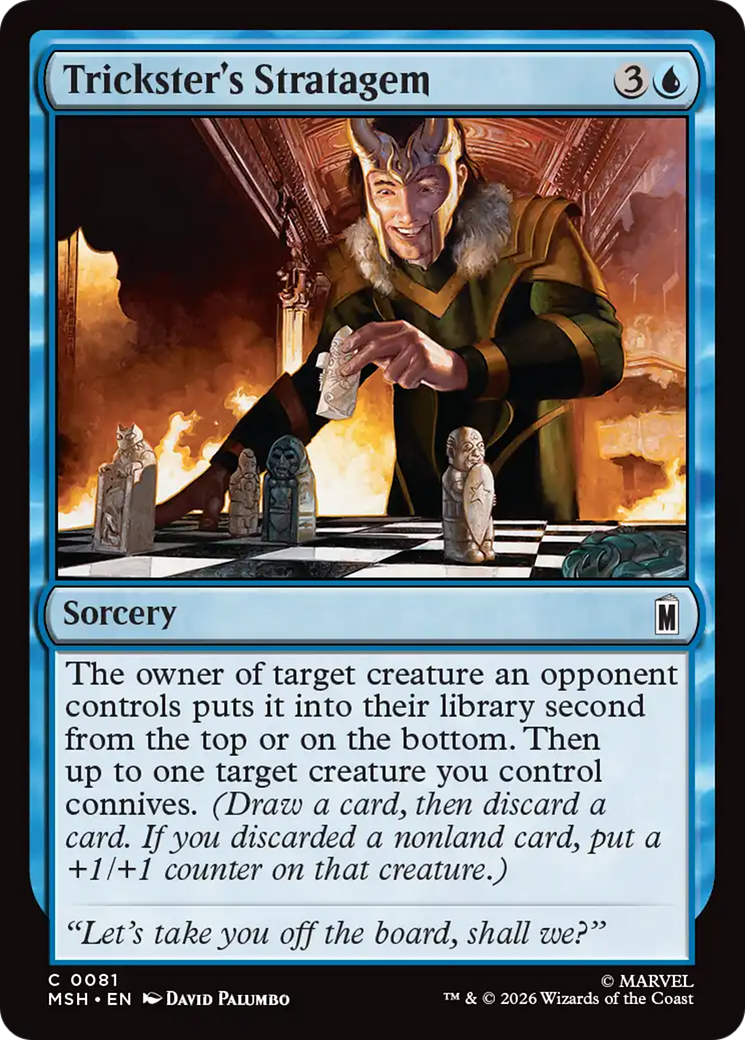 Trickster's Stratagem [Marvel Super Heroes] | Boutique FDB TCG