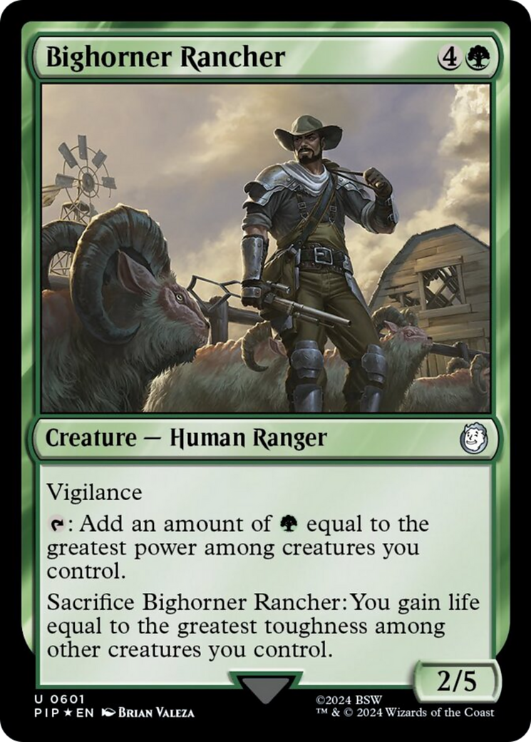 Bighorner Rancher (Surge Foil) [Fallout] | Boutique FDB TCG