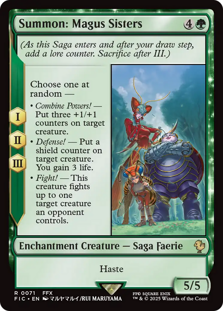 Summon: Magus Sisters [FINAL FANTASY Commander] | Boutique FDB TCG