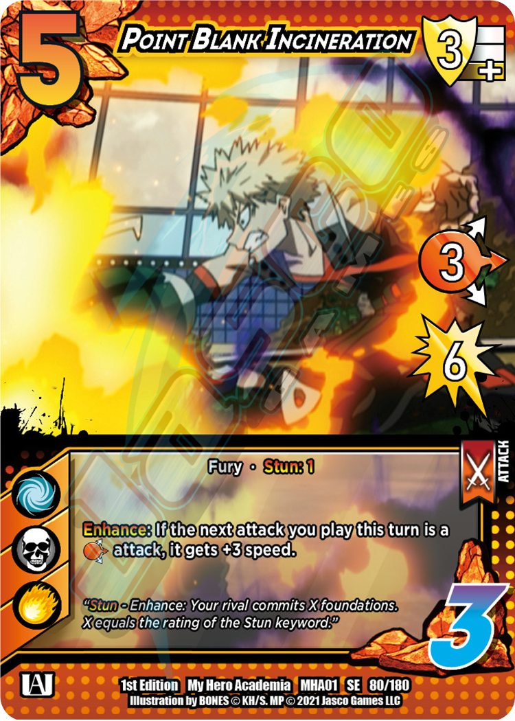 Point Blank Incineration [Series 1] | Boutique FDB TCG