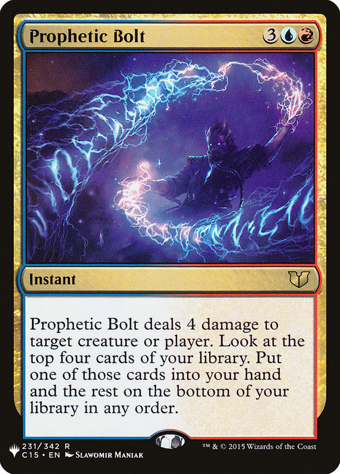 Prophetic Bolt [The List] | Boutique FDB TCG