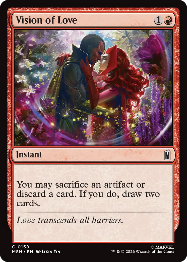 Vision of Love [Marvel Super Heroes] | Boutique FDB TCG