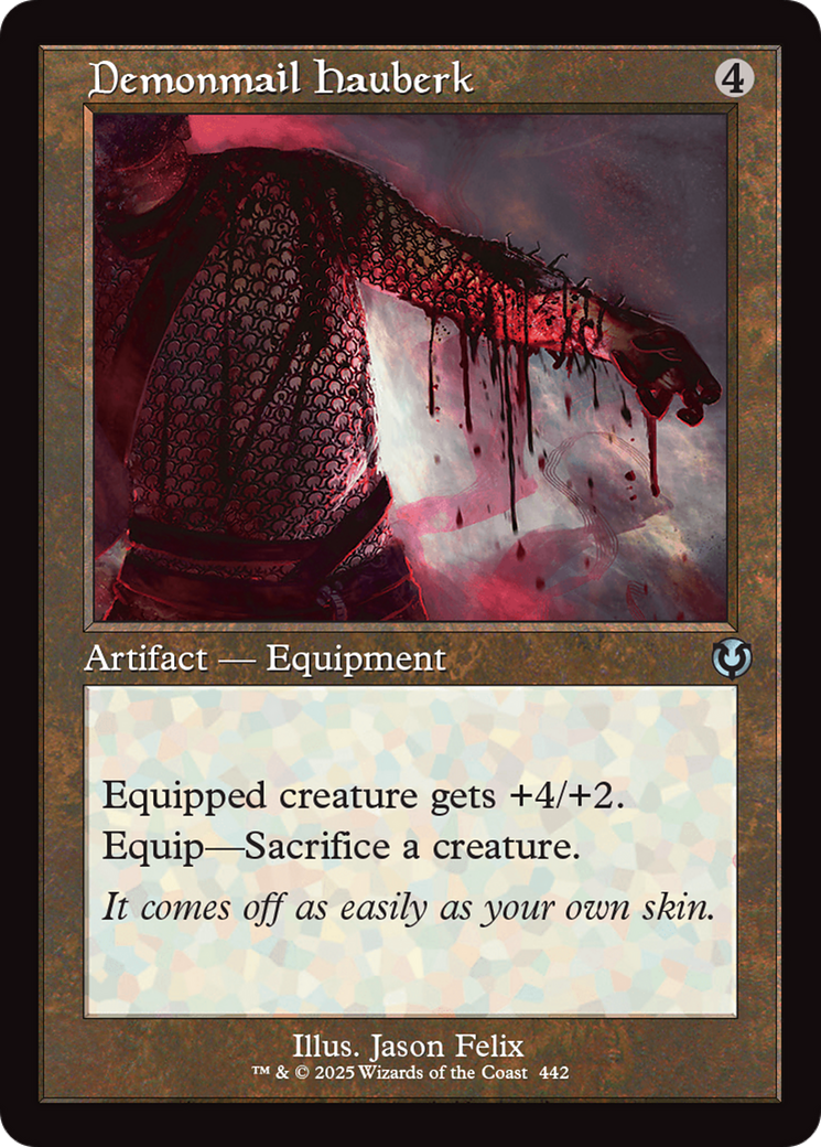 Demonmail Hauberk (Retro Frame) [Innistrad Remastered] | Boutique FDB TCG
