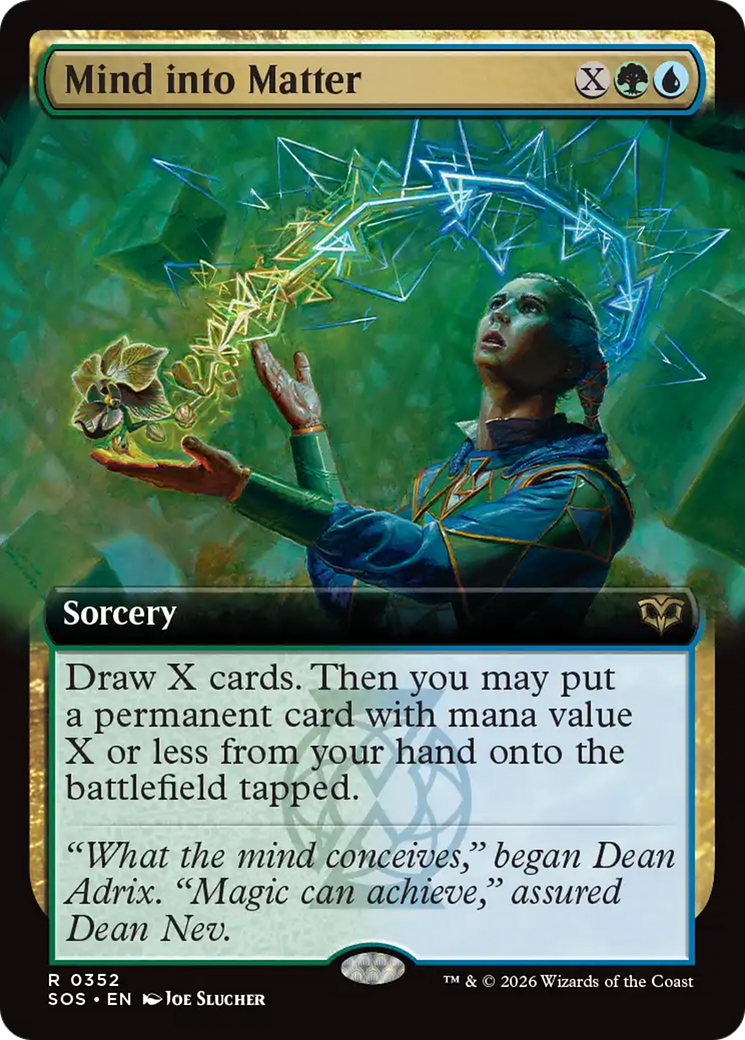 Mind into Matter (Extended Art) [Secrets of Strixhaven] | Boutique FDB TCG
