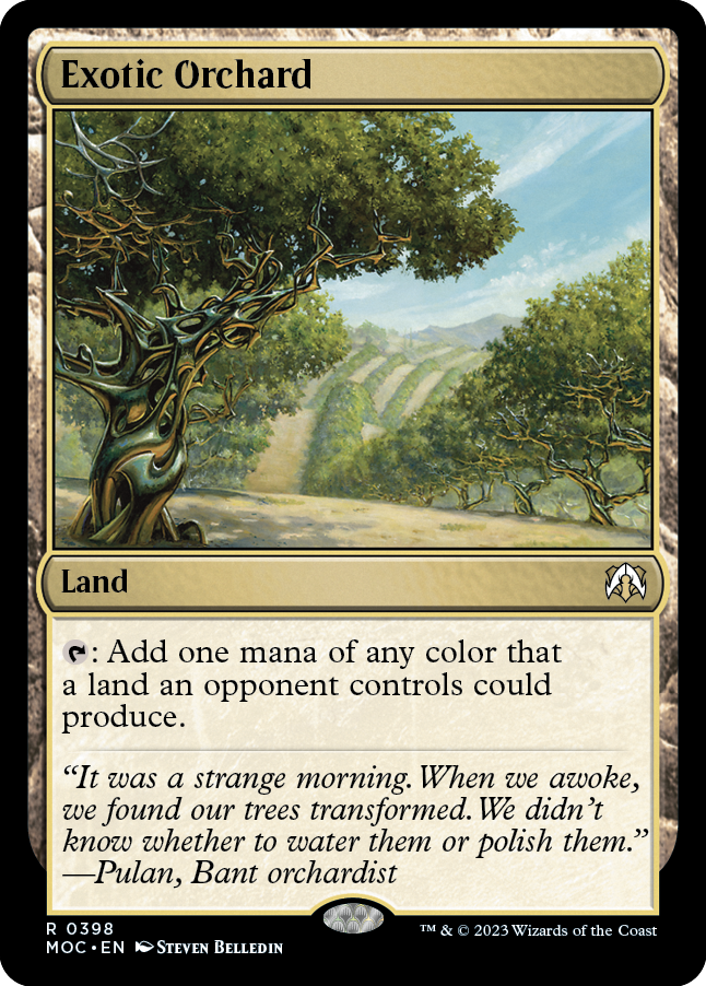 Exotic Orchard [March of the Machine Commander] | Boutique FDB TCG