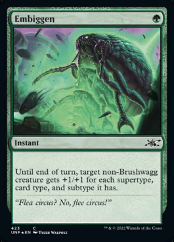 Embiggen (Galaxy Foil) [Unfinity] | Boutique FDB TCG
