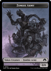 Phyrexian Germ // Zombie Army Double-Sided Token [Modern Horizons 3 Tokens] | Boutique FDB TCG