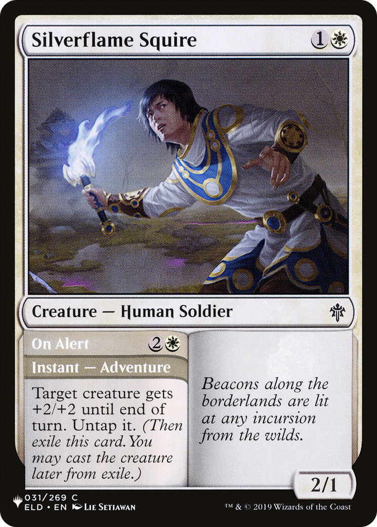 Silverflame Squire [The List] | Boutique FDB TCG