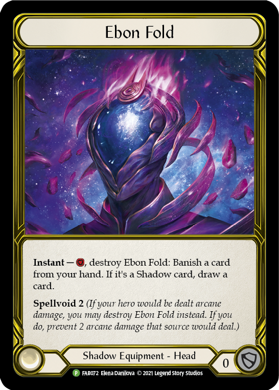 Ebon Fold (Golden) [FAB072] (Promo)  Cold Foil | Boutique FDB TCG