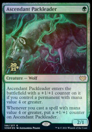 Ascendant Packleader [Innistrad: Crimson Vow Prerelease Promos] | Boutique FDB TCG