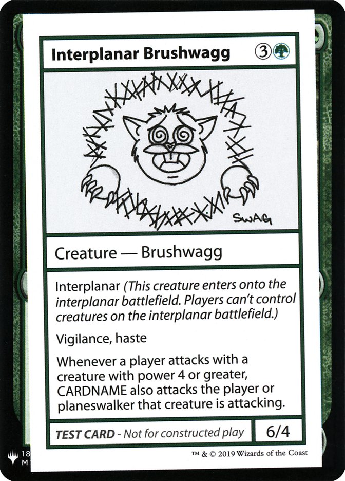 Interplanar Brushwagg [Mystery Booster Playtest Cards] | Boutique FDB TCG