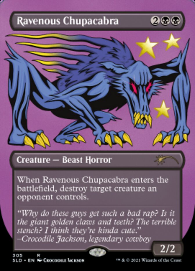 Ravenous Chupacabra (Borderless) (Foil Etched) [Secret Lair Drop Series] | Boutique FDB TCG