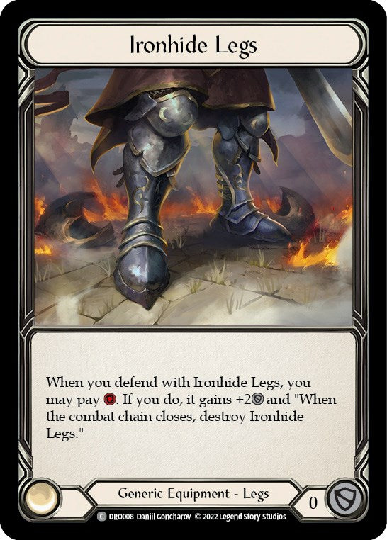Ironhide Legs [DRO008] (Uprising Dromai Blitz Deck) | Boutique FDB TCG