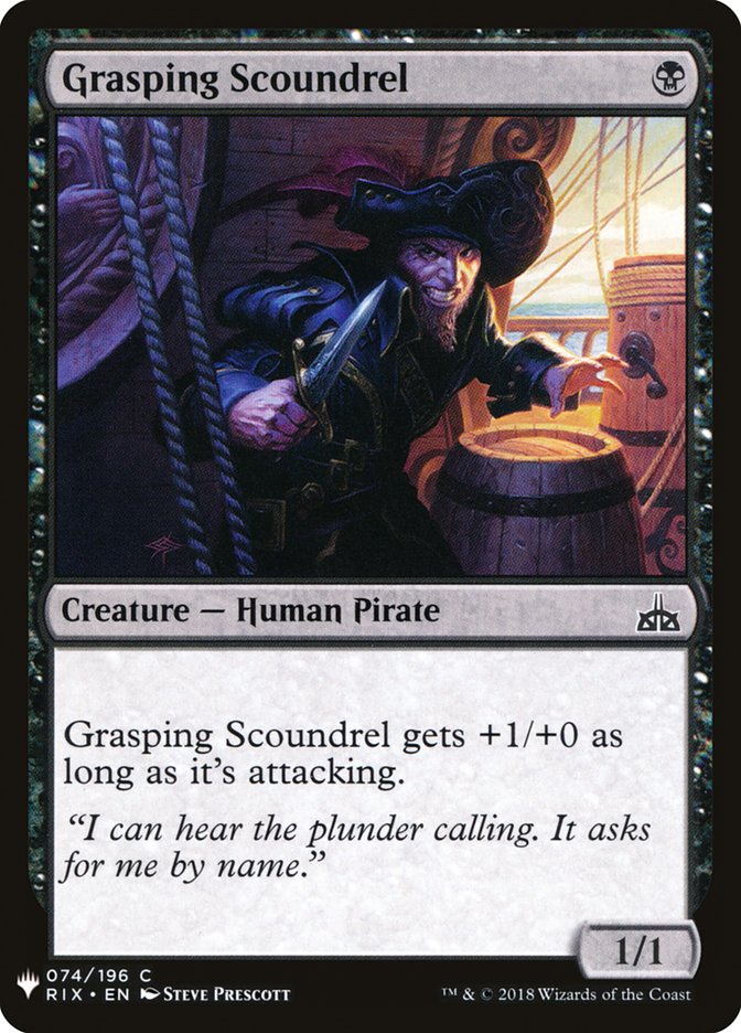 Grasping Scoundrel [Mystery Booster] | Boutique FDB TCG