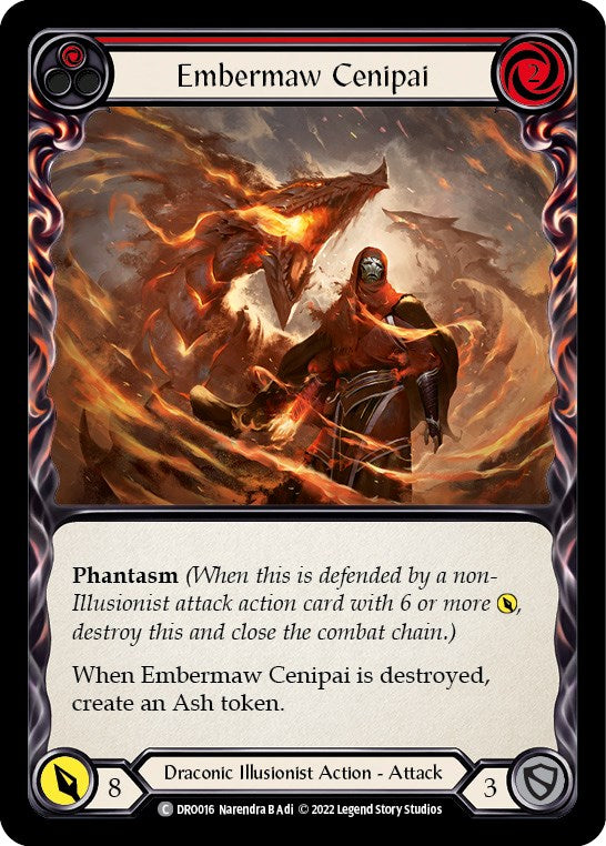 Embermaw Cenipai [DRO016] (Uprising Dromai Blitz Deck) | Boutique FDB TCG