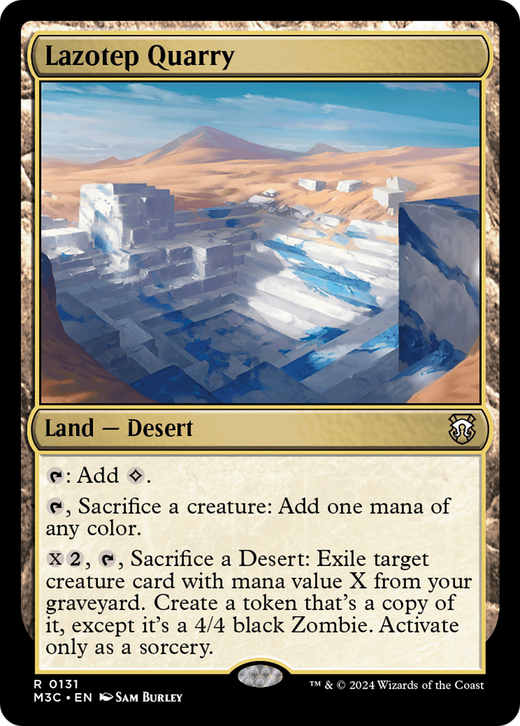 Lazotep Quarry (Extended Art) [Modern Horizons 3 Commander] | Boutique FDB TCG