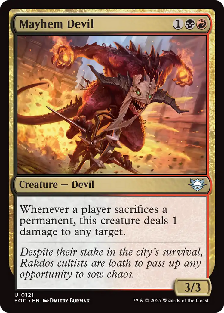 Mayhem Devil [Edge of Eternities Commander] | Boutique FDB TCG