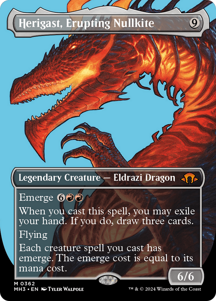 Herigast, Erupting Nullkite (Borderless) [Modern Horizons 3] | Boutique FDB TCG