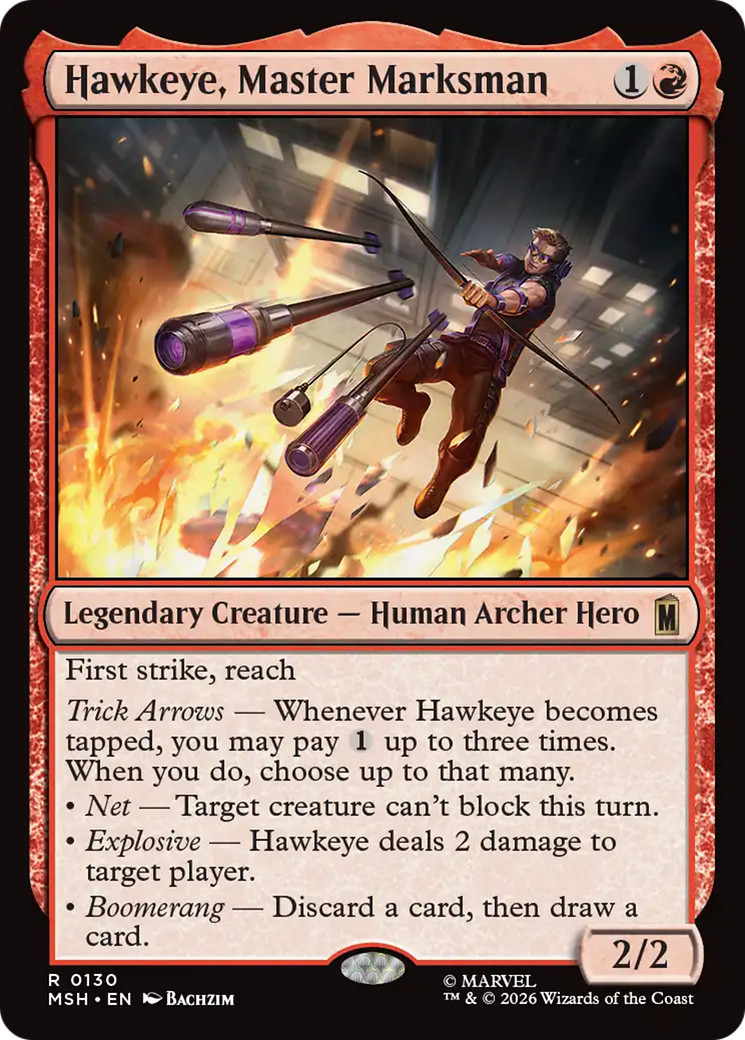 Hawkeye, Master Marksman [Marvel Super Heroes] | Boutique FDB TCG